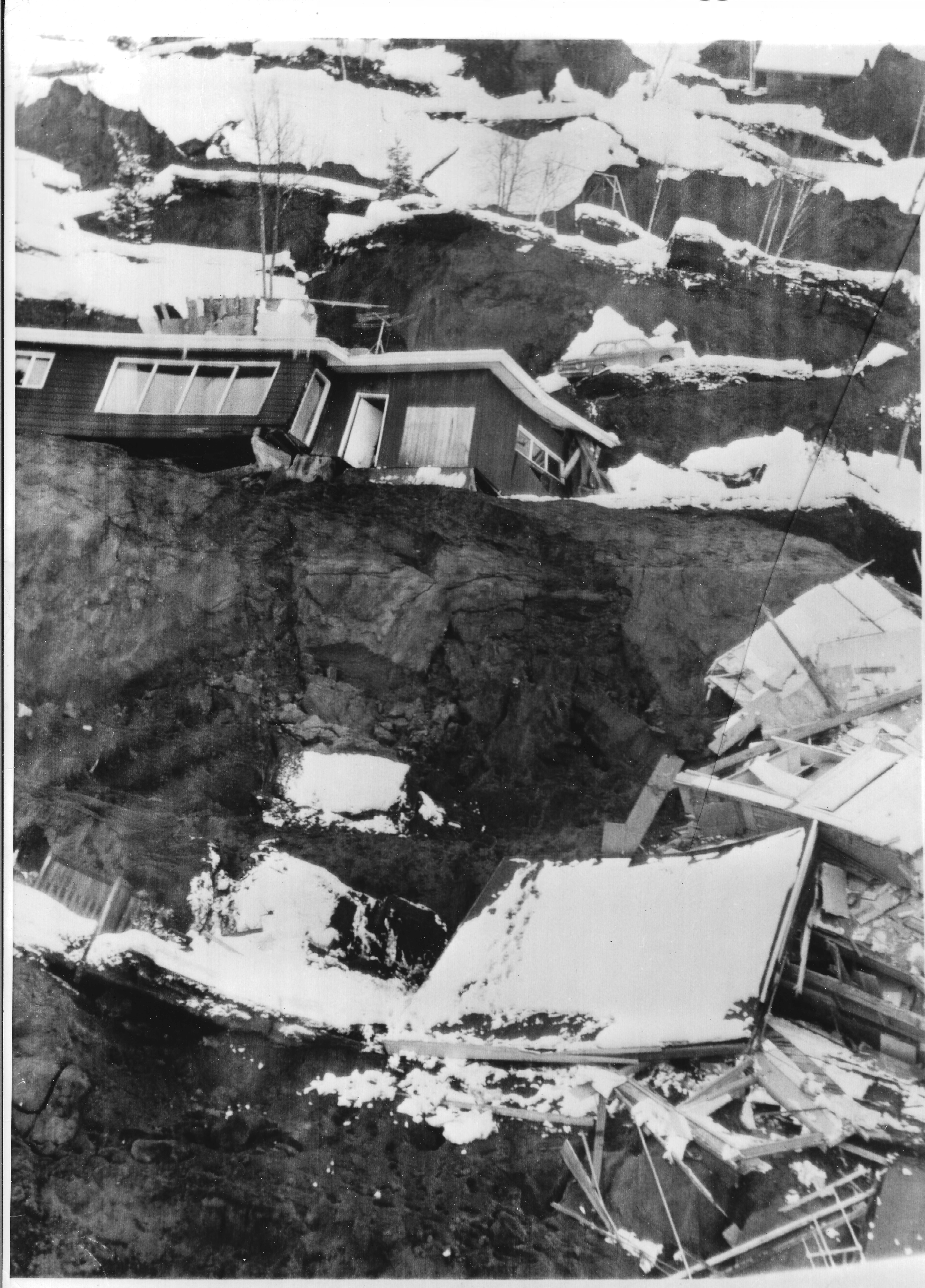 My House after 1964 Earthquake in Alaska